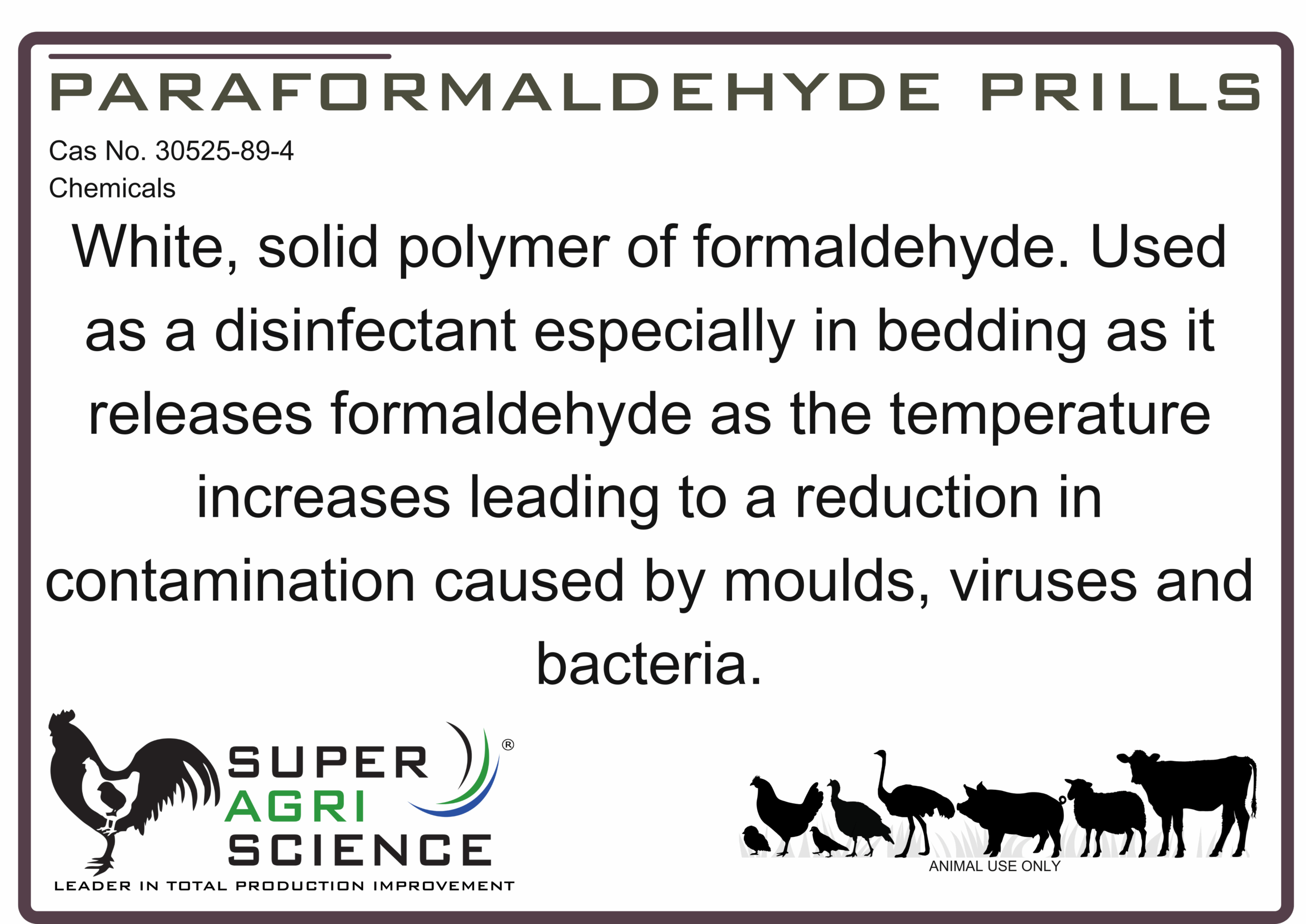 Paraformaldehyde Prills