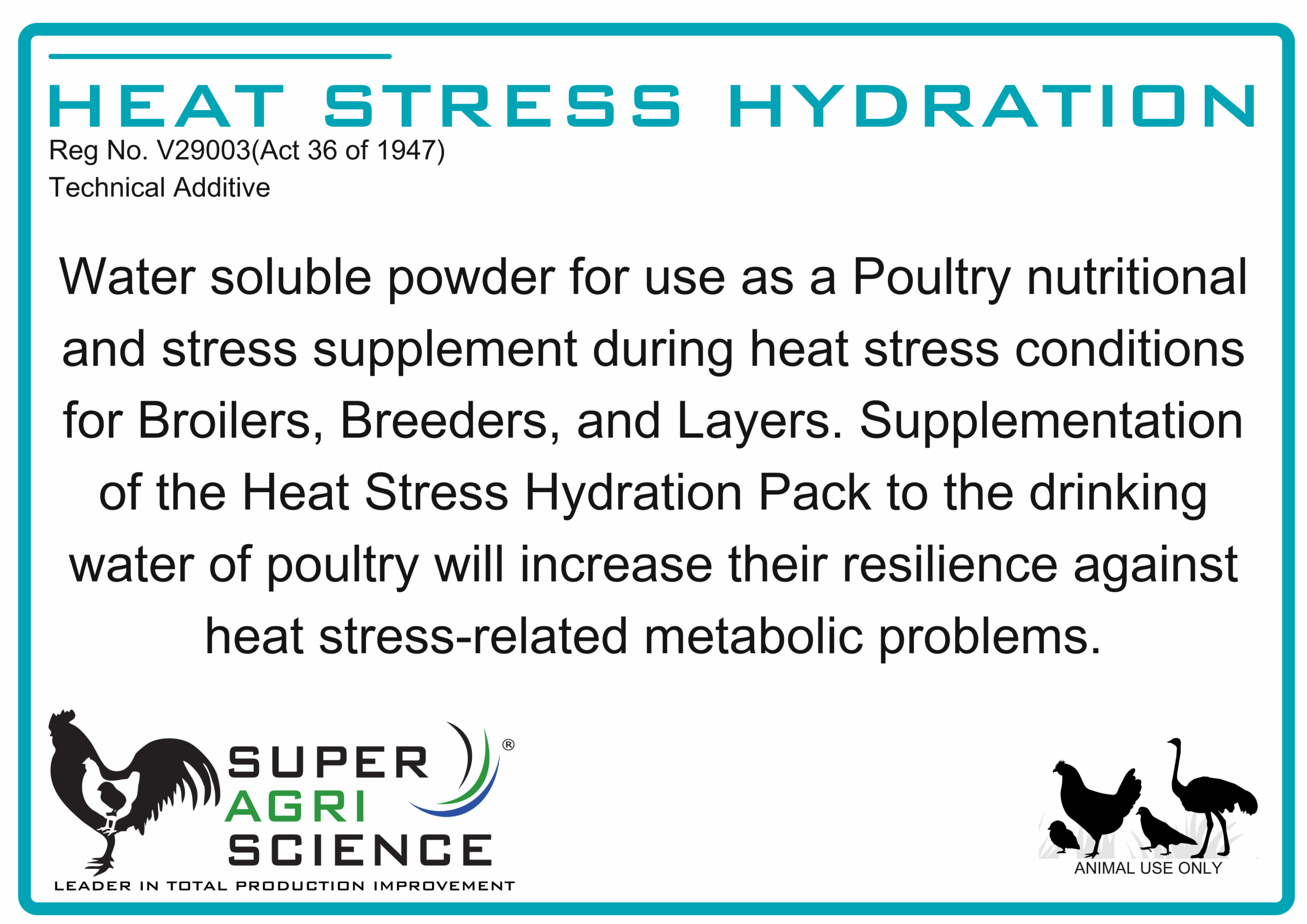Heat Stress Hydration Pack
